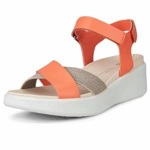NEW ECCO women flowt sandal in coral